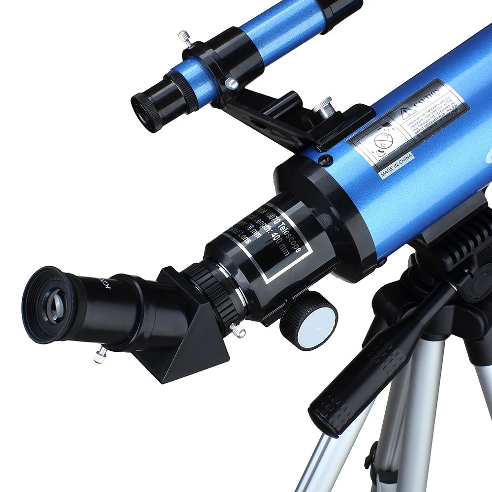 F40070M Telescope Astronomical Monocular with Tripod Refractor Spyglass Zoom High Power Powerful for Astronomic Space